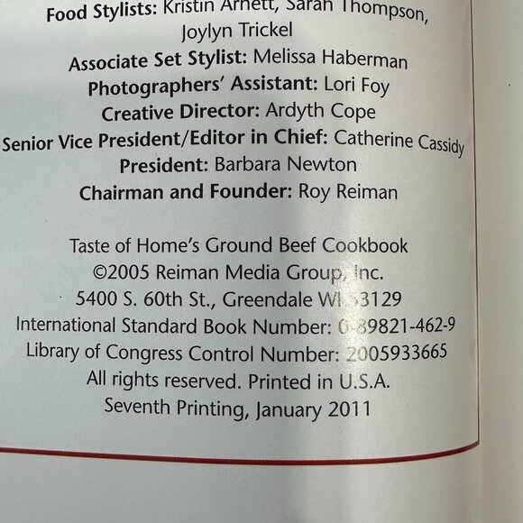 Taste of Home Ground Beef & Best of Country Casseroles Cookbooks Reiman Media - Picture 5 of 16